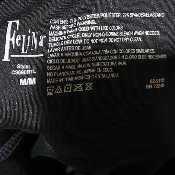 Felina Black Velvety Soft Leggings - Picture 6 of 6